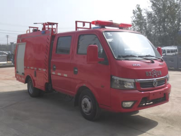 東風(fēng)途逸雙排1噸水罐消防車（上藍(lán)牌）